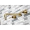 Kingston Brass KS6023CML Wall Mount Tub Faucet, Antique Brass KS6023CML - alternate 2